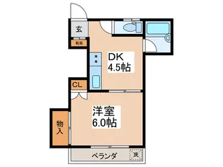 メゾンエトワル【2階】の間取り