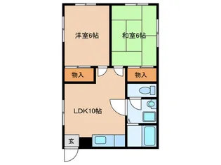 佐藤コーポ【2階】の間取り