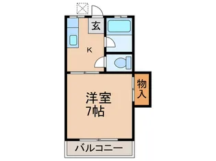 半田ハイツ【2階】の間取り