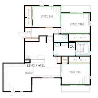 KEYAKI【3階】の間取り
