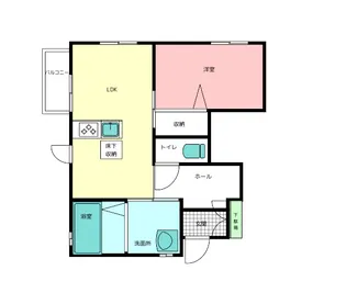 プリオhideI【1階】の間取り