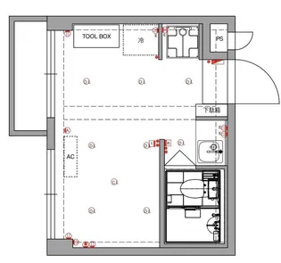 ドルチェカストル南烏山【2階】の間取り