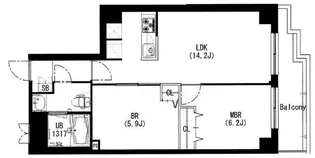 エスティメゾン中野富士見町【3階】の間取り