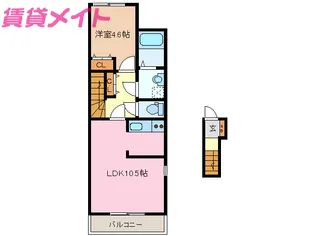 フォレスト・ヴィラIII【2階】の間取り