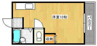 エステイト新屋敷【2階】の間取り