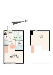 Grand Terrace AOI【2階】の間取り