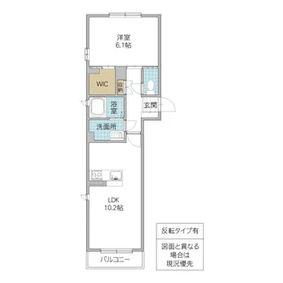 リッツガーデン赤塚【3階】の間取り