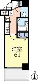 グランヴァン南烏山【6階】の間取り