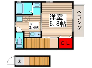 SC山手【2階】の間取り
