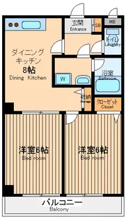 パレグレイス【1階】の間取り