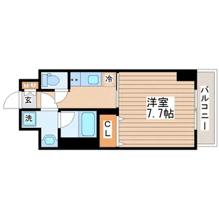 グラン・シェーヌ八幡【6階】の間取り