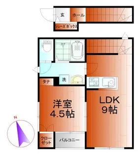 ビビエンダ【2階】の間取り