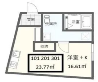 LIVIO RISE【3階】の間取り