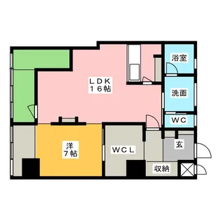 名鉄エスタシオン犬山【3階】の間取り
