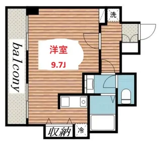 モカネスト久が原【4階】の間取り