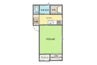 グレイス肴町C棟【1階】の間取り