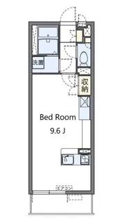 ミランダブルーアゼリア【2階】の間取り