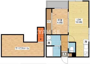 プレミアコート時津【2階】の間取り