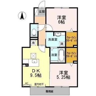 ビオラ【1階】の間取り
