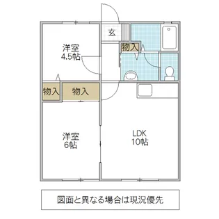 グランセジュール E【1階】の間取り