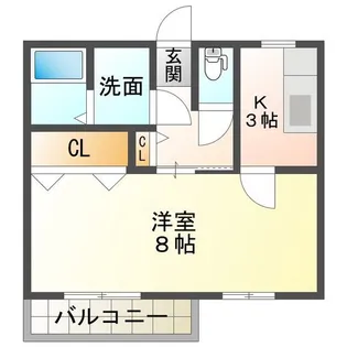 コーポNB【2階】の間取り