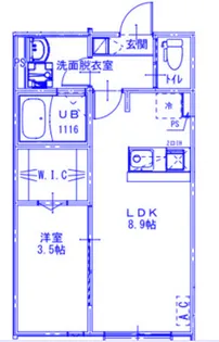 KEIAI RESIDENCE 大和田III【2階】の間取り