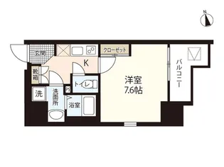 プレディアコート十日市【4階】の間取り