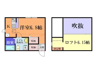 プリマ・参番館【1階】の間取り