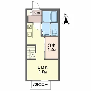 プレジオOHII【2階】の間取り