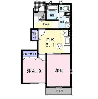 メゾン・リュミエール【1階】の間取り