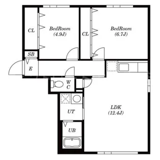 STAR ESTATE II【4階】の間取り