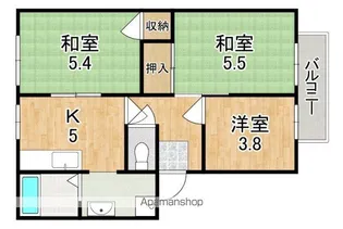 タモサーチC【1階】の間取り