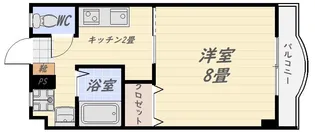スミトモマンション荒田【1階】の間取り