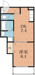 ピュア夕陽丘・旭化成ヘーベルメゾンHEBEL HAUS【2階】の間取り
