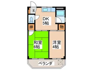 野島ハイツの間取り