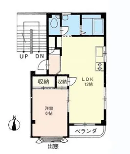 Liv早蕨【1階】の間取り