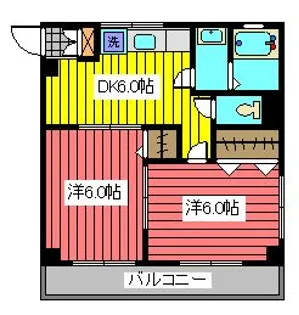 パークサイド・ヴィラ【2階】の間取り