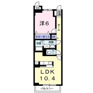 カルムメゾン【2階】の間取り