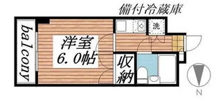 カーサ目黒【1階】の間取り