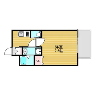 プライマル新大阪【3階】の間取り