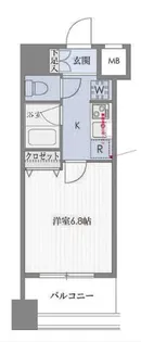 ドゥーエ新川【3階】の間取り