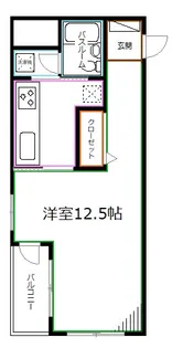 コーポロイヤル【3階】の間取り