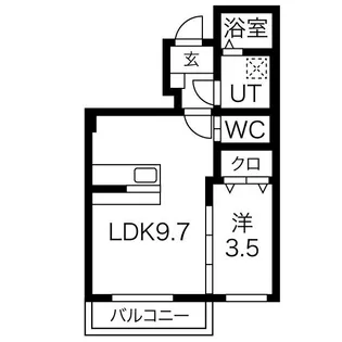 ペシュールV【1階】の間取り