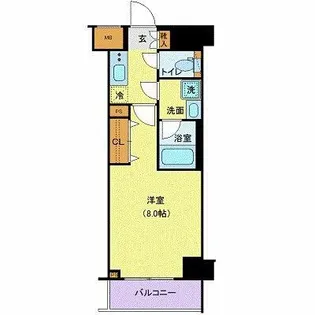 ジェノヴィア墨田文花スカイガーデン【2階】の間取り