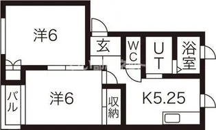 アディーン【2階】の間取り