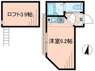 パシャ北千住【2階】の間取り