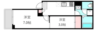 Regalest Park Side宇品I【2階】の間取り