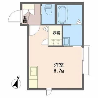 プロヌーブヤマザキ【2階】の間取り