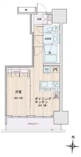 エスティメゾン錦糸町II【11階】の間取り