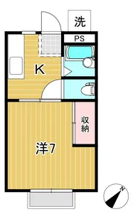 フィオリート諏訪【2階】の間取り